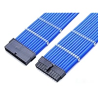 24 Pin ATX Scheda Madre Viola Heatshrinkless Maniche Cavo Di Prolunga