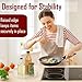 3 Pack Lazy Susan Organizer, 9 Inch Clear Lazy Susan Rotating Turntable for Pantry, Kitchen, Cabinet, Countertop, Refrigerator, Bathroom & Table, Spice Rack, Perfume & Storage Spinning Organizer