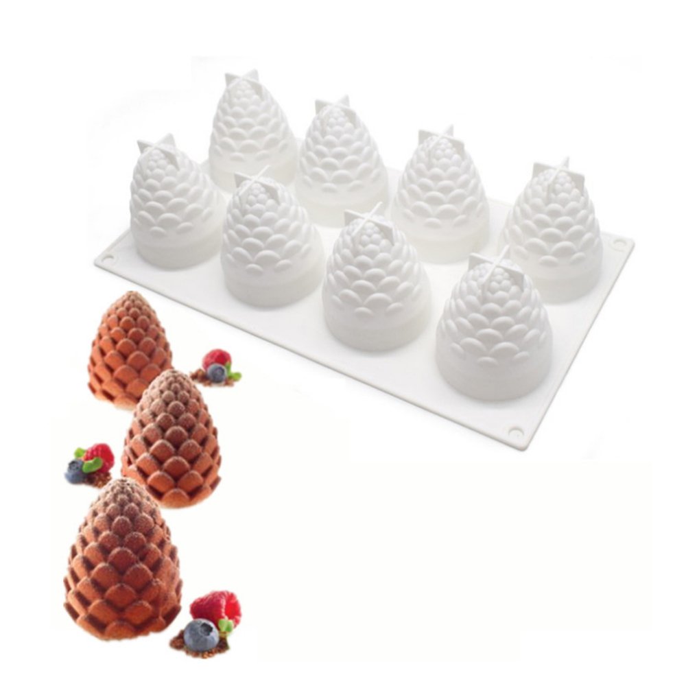 Apple Shape Silicone Mould Cake Cupcake Mousse Dessert Cookie Mould