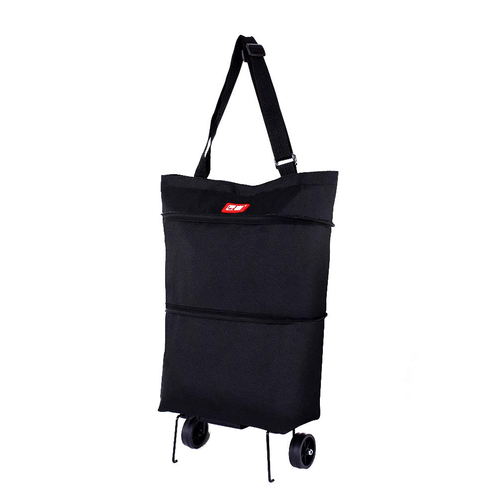 Buy Foldable Shopping Trolley Bag with Wheels, Trolley Bag on Wheels