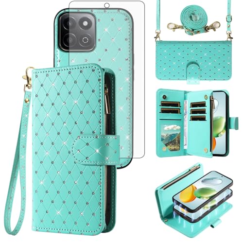 Coque Honor 200 Smart antichoc Asuwish antiderapante bleu sarcelle