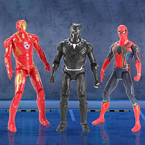 7Pcs Superhero Action Figures Toy Set, Collectible Figures Gift For Kids And Fans Obsessed With Character Collections #TOP2