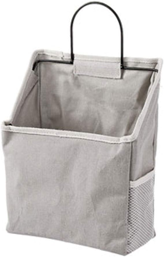 Storage Hanging Bag Wall Mounted Magazine Book Sundries Storages Bag Desktop Storage Basket Hanging Organizer Home Decoration(C)