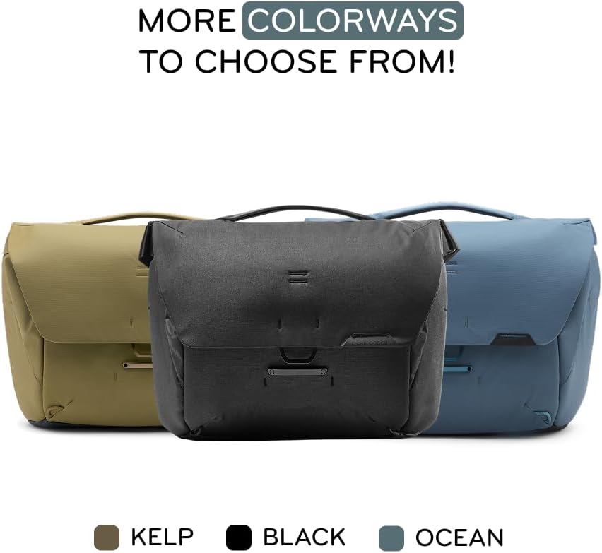 Peak Design Everyday Messenger V3 13L, Weatherproof Camera and Work Bag, Expandable, MagLatch Closure, Fits 13" Laptop