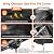 Square Fire Pit Cover 32 Inch Outdoor Heavy Duty Fire Table Cover 100% Waterproof Gas Fire Pit Cover Three-Layer Composite Material (32"L x 32"W x 16"H,Black)