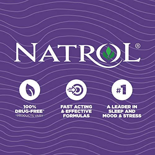 Natrol Melatonin Tablets, Helps You Fall Asleep Faster, Stay Asleep Longer, Strengthen Immune System, 100% Vegetarian, 1Mg, 180 Count #TOP6