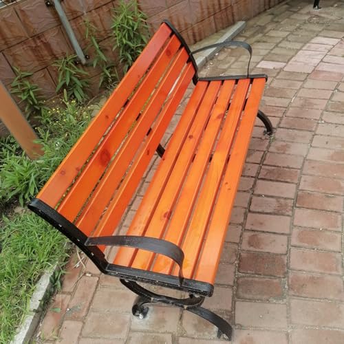 Banc de parc robuste et durable 59 pouces avec assise ergonomique