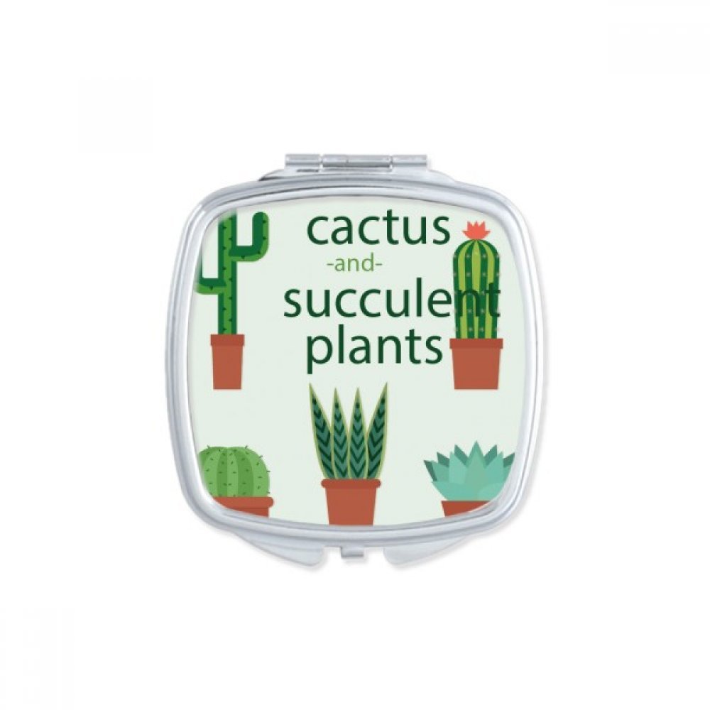 Miroir de poche mignon cactus idée cadeau original