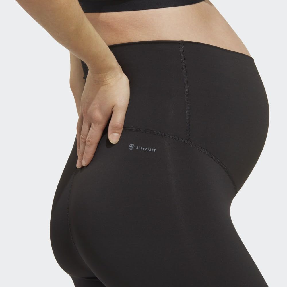 Adidas Women's Mallas 7/8 Yoga (Premamá), Black, 2XL