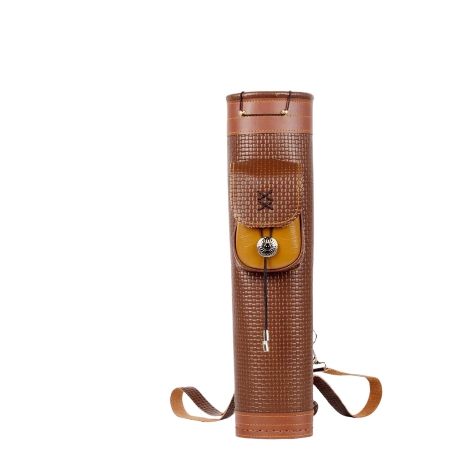 Bolsa de hombro para flechas de tiro con arco y bandolera con correa regulable de 52 cm