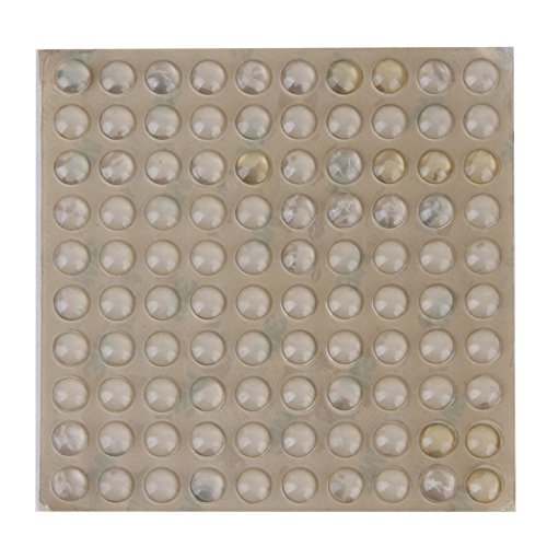 Coolrunner 200pcs Adhesive Silicone Semicircle Feet Clear Anti Slip Silica Gel Rubber Bumper Damper Shock Absorber self-Adhesive feet Pads