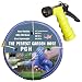 Tuff-Guard 001-0106-0600-SN75 Thermoplastic Elastomer/Polyester/Polypropylene (PP)/Brass The Perfect Garden Hose, Coupled Male x Female GHT, 5/8" x 50', Blue, Ght Thread, 50' Length, 0.63" ID