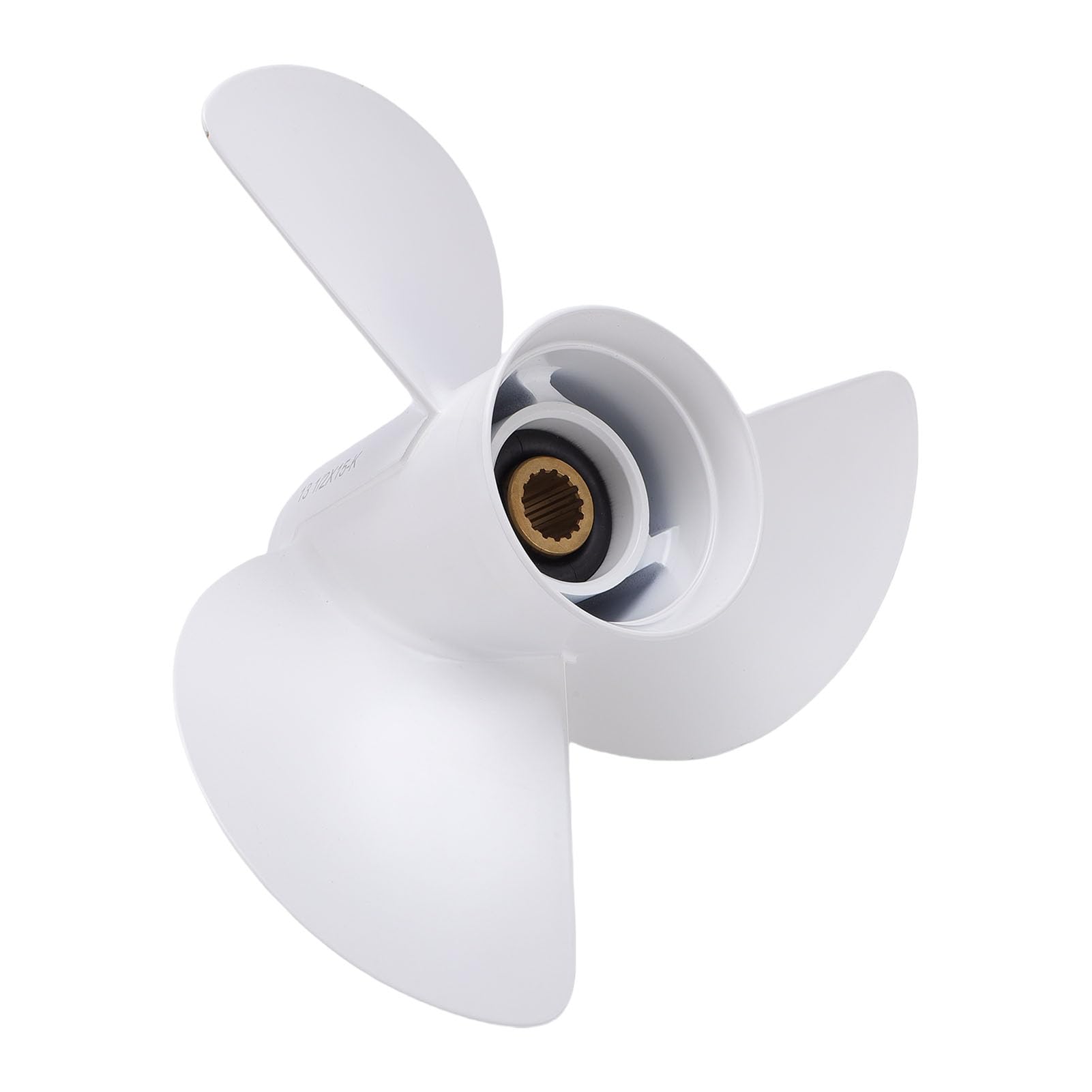 Cocoarm 13 1/2x15-K Außenbordpropeller, Aluminium-3-Blatt-Design, Ideal für 50–130 PS Außenbordmotoren für Reibungslose Bootsfahrt