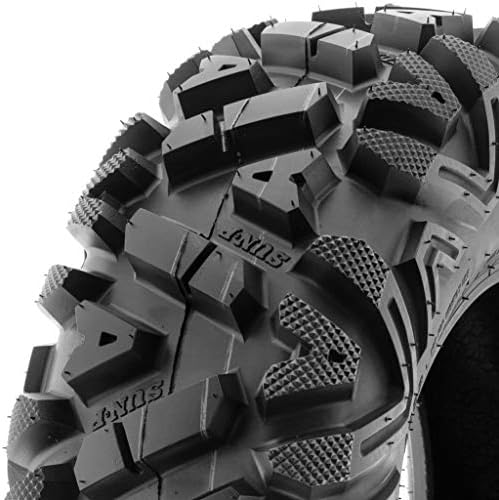SunF A033 Power.I 25x8-12 ATV UTV Tire All-Terrain Off-Road, 6 Ply Tubeless