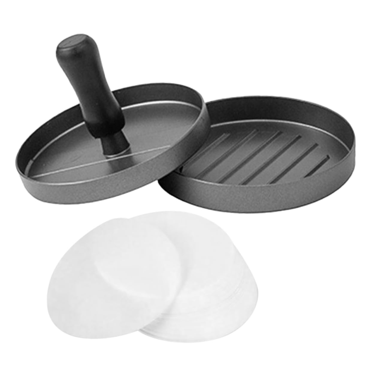 VALICLUD Stuffed Burger Press Molds Non Stick Hamburger Patty Maker for Creating Shaped Stuffed Burgers for Griddle Cooking for Patties