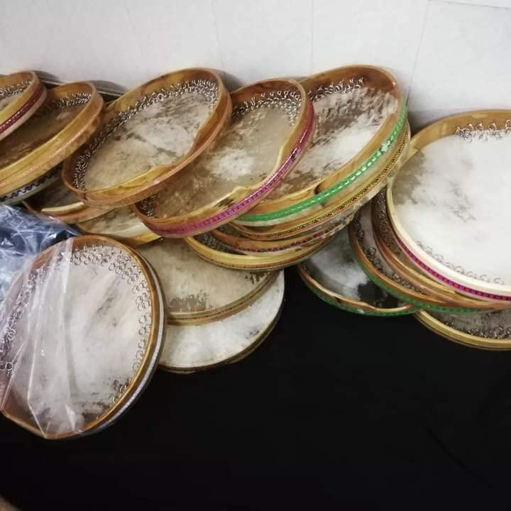 Amazon.co.jp: Iranian Duff ペルシャ Daf Def ドラム 打楽器 ラウンド