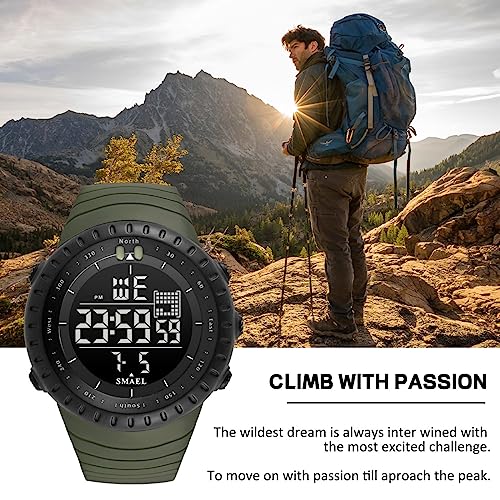 Image of L LAVAREDO Digital Men's Watch (Black Dial Black Colored Strap)