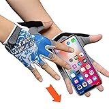 ↳【Se adapta a la mayoría de los tamaños】Los guantes deportivos flexibles de medio dedo se estiran de forma segura y fácil para adaptarse a la mayoría de los tamaños. El soporte es unisex, confiable y elástico para brindarle un servicio a largo plazo.