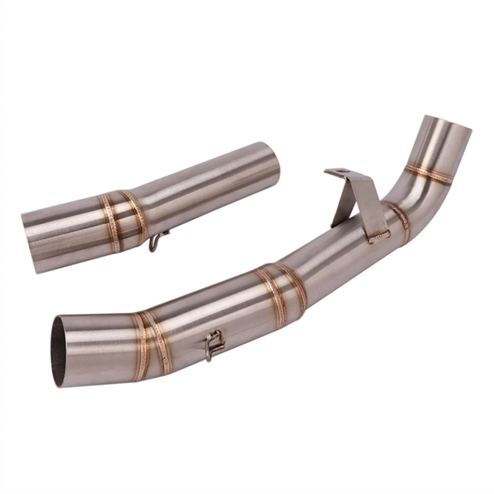 Sistema di Scarico per Moto Tubo di Collegamento Centrale Tubo Silenziatore da 51 Mm Lato Sinistro E Destro con Db Killer per Kawasaki Z1000 2007 2008 2009 (Color : A)