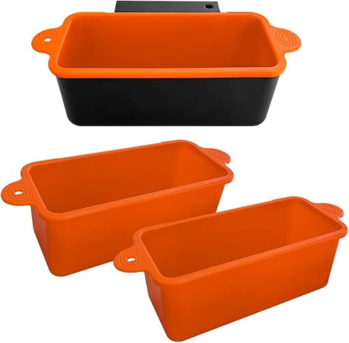 Miniatura 1 de Blackstone - Paquete de 2 forros de silicona para tazas de grasa de 36, 28, 22, 17 pulgadas, bandeja de grasa reutilizable, accesorios Blackstone,