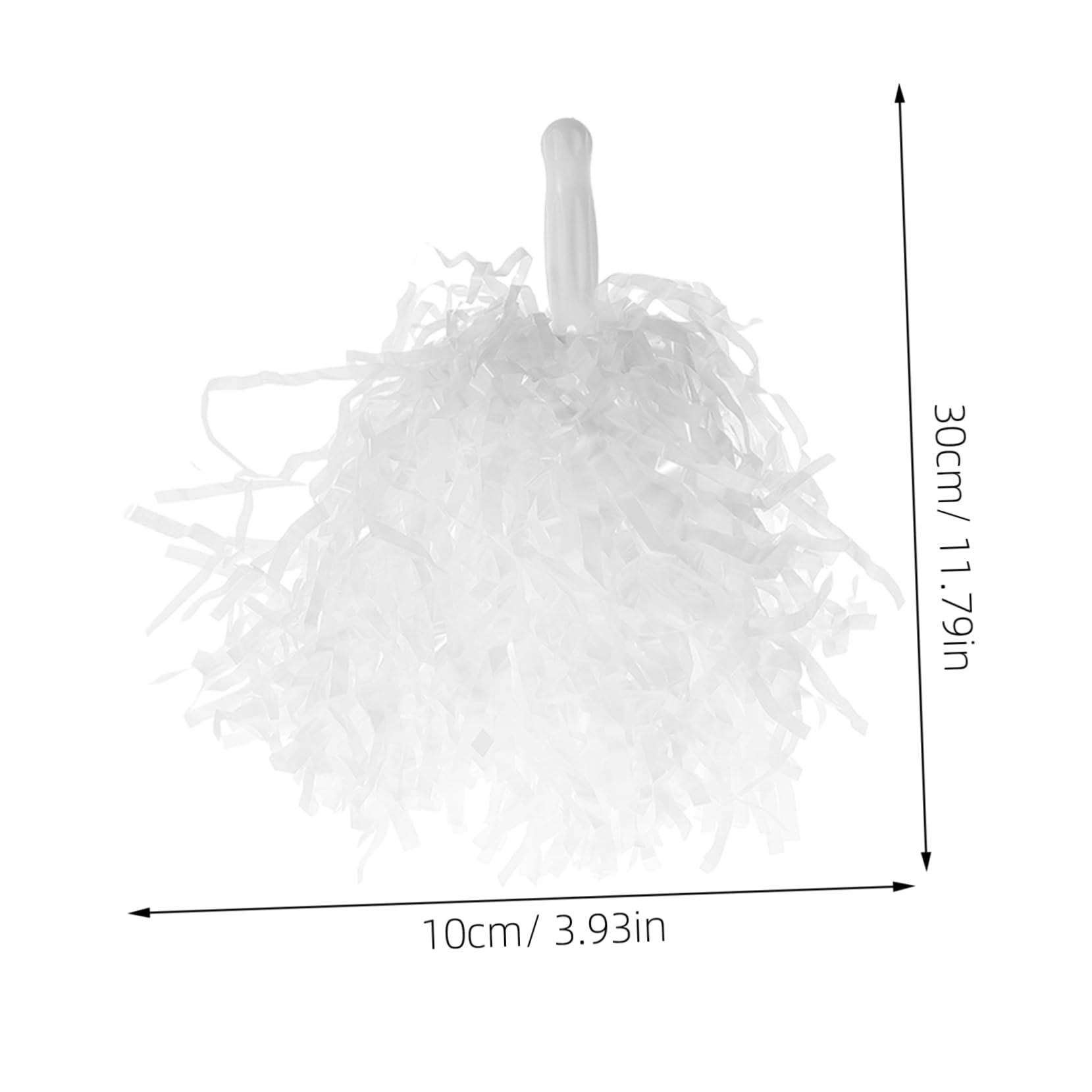 BESPORTBLE 12Pcs Cheerleading Handheld Pom Poms Durable Cheerleading Props for Dance Team Decorations Easy to Use for Party and Performance Celebrations