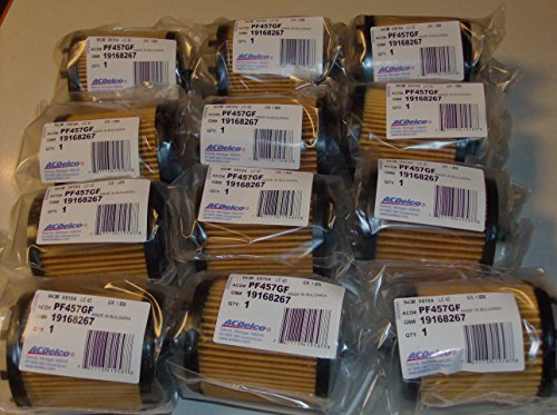 ACDelco PF457GF-12PK Oil Filter (19168267)