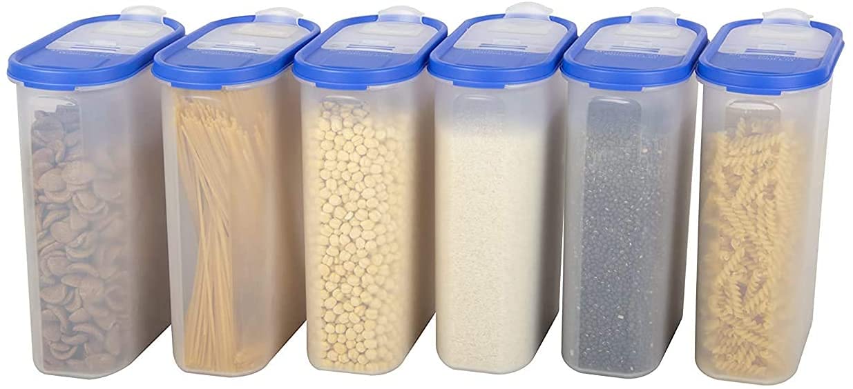 Cutting Edge Essentials Jars - 1.8L Blue (Set of 12) -10