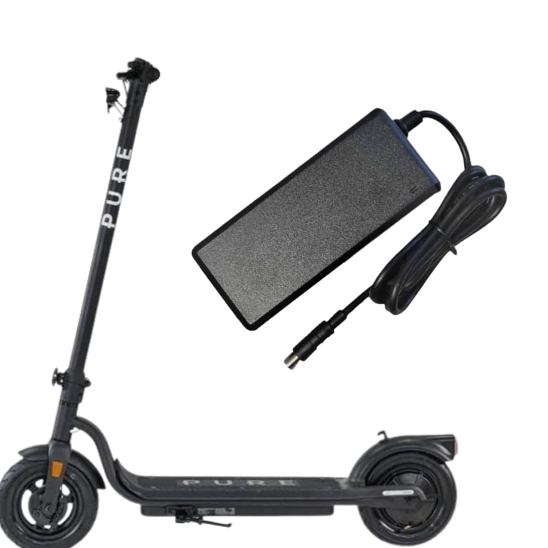 electric scooter power adaptor compatible with Pure Advance & Pure Air³ Electric Scooter Charger 42 V Adaptor and 36 V battery compatible with pure adavance Air³ adaptor