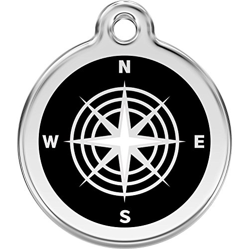 Red Dingo Personalized Compass Pet Id Dog Tag (Large) #TOP14