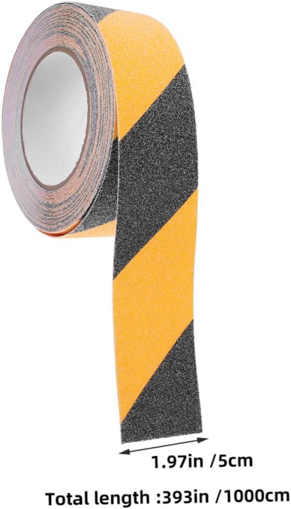 SHINEOFI 2 Rolls Anti-slip Grip Tape for Stairs, Non Skid Pvc Safety Strips 50mm X 10m, High Traction Non Slip Tape for Indoor and Outdoor Steps