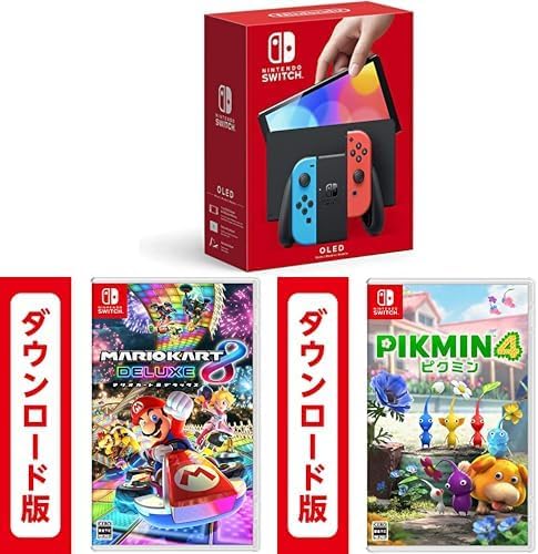 Switch(有機ELモデル) Joy-Con(L) ネオンブルー/(R) ネオンレッド