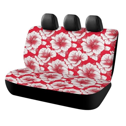 Housse de siège arrière pour camions VUS protège banquette élastique fleurs