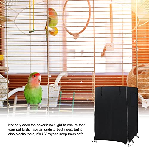 Vogelkooi Cover, 210D Oxford doek winddicht waterdicht papegaaiennet, met Vent verstelbare papegaai gehuld, vogelkooi… - Afbeelding 3