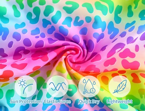 Image of TENVDA Girls Swimsuit Summer Beach Sport Halter Bathing Suits One Piece Swimwear for 2-12 Years Old Kids