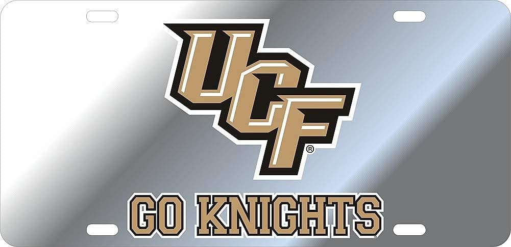 UCF Knights License Plate and Frame Bundle - Silver