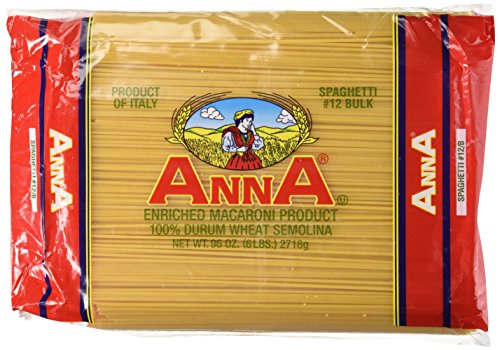 Anna Spaghetti #12b, 6 Pound Bags (Pack of 4)