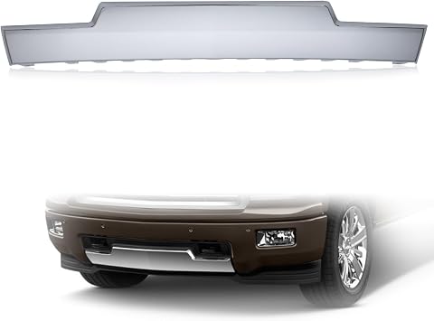 Front Bumper Skid Plate Chrome Compatible with 2014 2015 Chevy silverado 1500 2015 Cadillac Escalade Replace 22944882 GM1087249