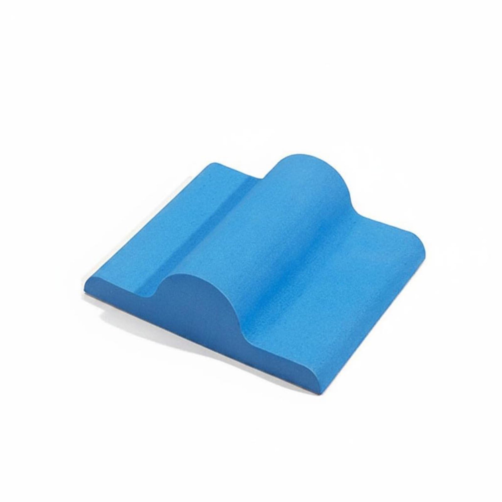 Heel Elevated Squat Board Multi-Use Slant Board Portable Weightlifting Heel Elevator for Weightlifters, Workout, Gym, Blue, 15CM-image-2
