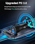 USB C Car Charger for Google Pixel, 30W PD Dual Port Fast Charging Adapter | USB-C & USB-A Car Charger Power Plug for Pixel 10a/10 Pro XL/10/9a/9/8/7, iPhone 17/16/15 Series, Samsung Galaxy S26/S25/S24