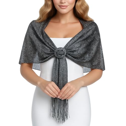 Barelove Shawls and Wraps for Evening Dresses Shawl Wraps for Women with Buckle for Wedding Party