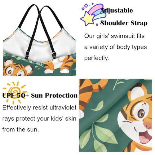 Girls Swimsuit Summer Beach Sport Cute Bathing Suits One Piece Swimwear for 3-10 Years4