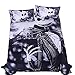 LightInTheBox Outlet Bedding Nightmare Before Christmas Cool Bed Linen Printed Soft Duvet Cover Set of 3（1 Duvet Cover,2 Pillow Shams ） (Queen)