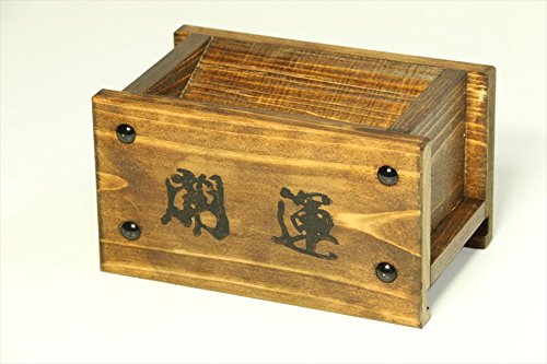 やまこう 開運 賽銭箱 手塗り 限定作成 工房手作り 紀州桧製 大き目 5寸 貯金箱 神棚 家具調