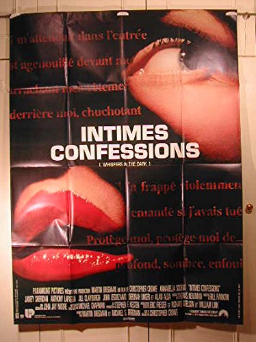 Affiche Intimes Confessions pliée 116X158cm pour décorer un grand mur vide