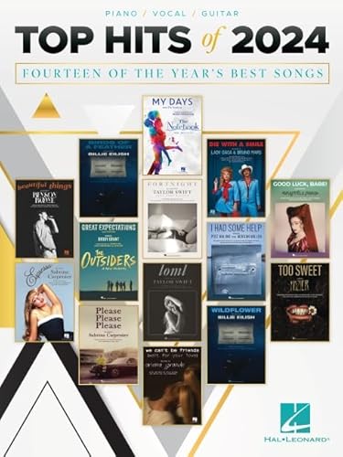 Top Hits of 2024 - Arranged for Piano/Vocal/Guitar
