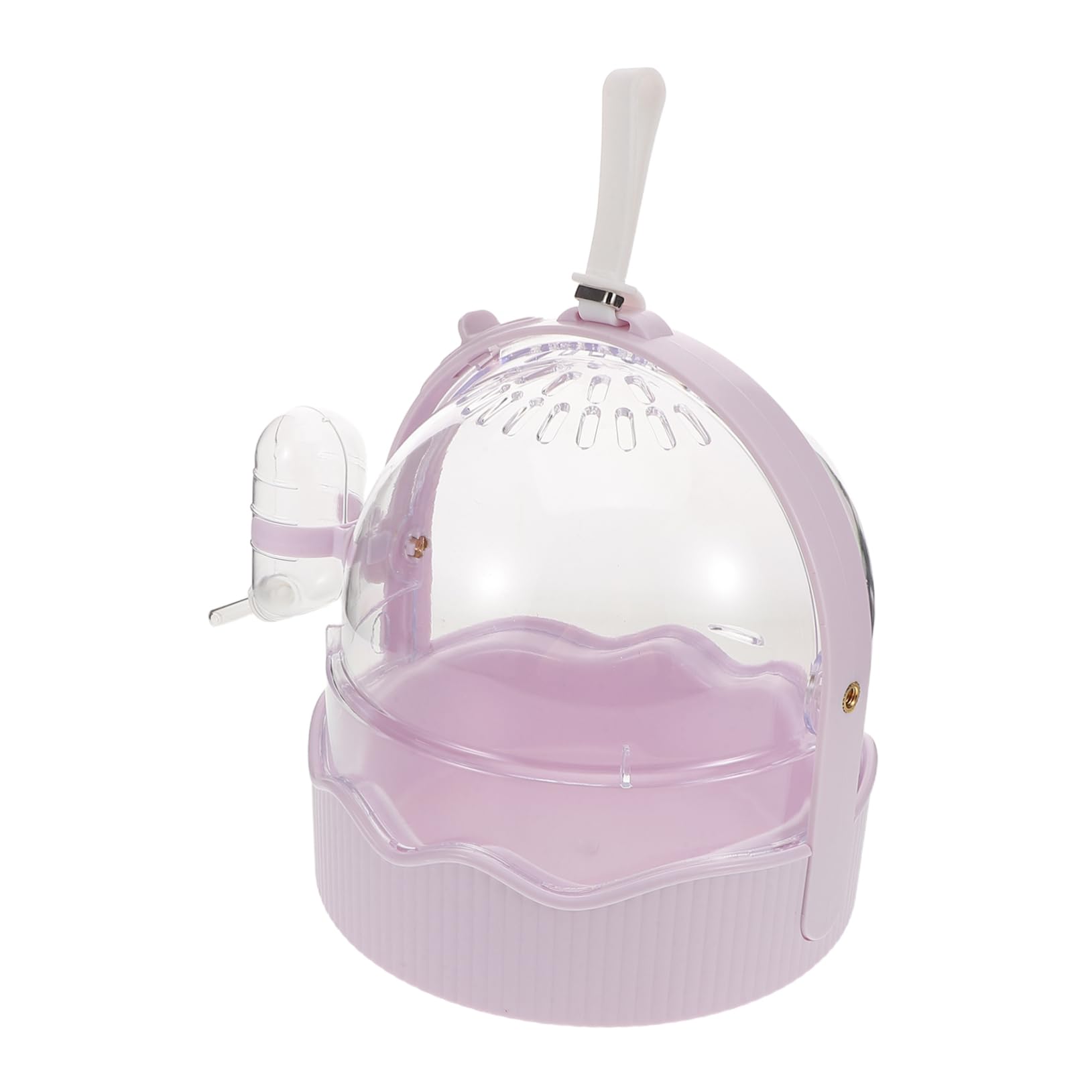 BCOATH Small Animal Carrier Cage with Water Bottle Portable Hamster Travel Carrier Carry Case for Small Pets Gerbils Dwarf Hamster