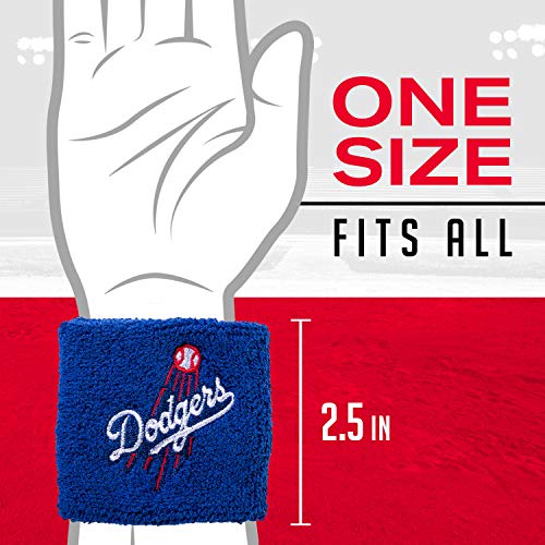 franklin sports mlb team licensed baseball wristbands - mlb team logo sweat wristbands - great for costumes  uniforms - pair