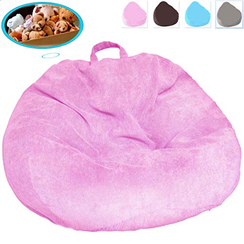 Bean Bag Chair (No Filler), Ultra Soft Premium Corduroy Bean Bag Covers Extra