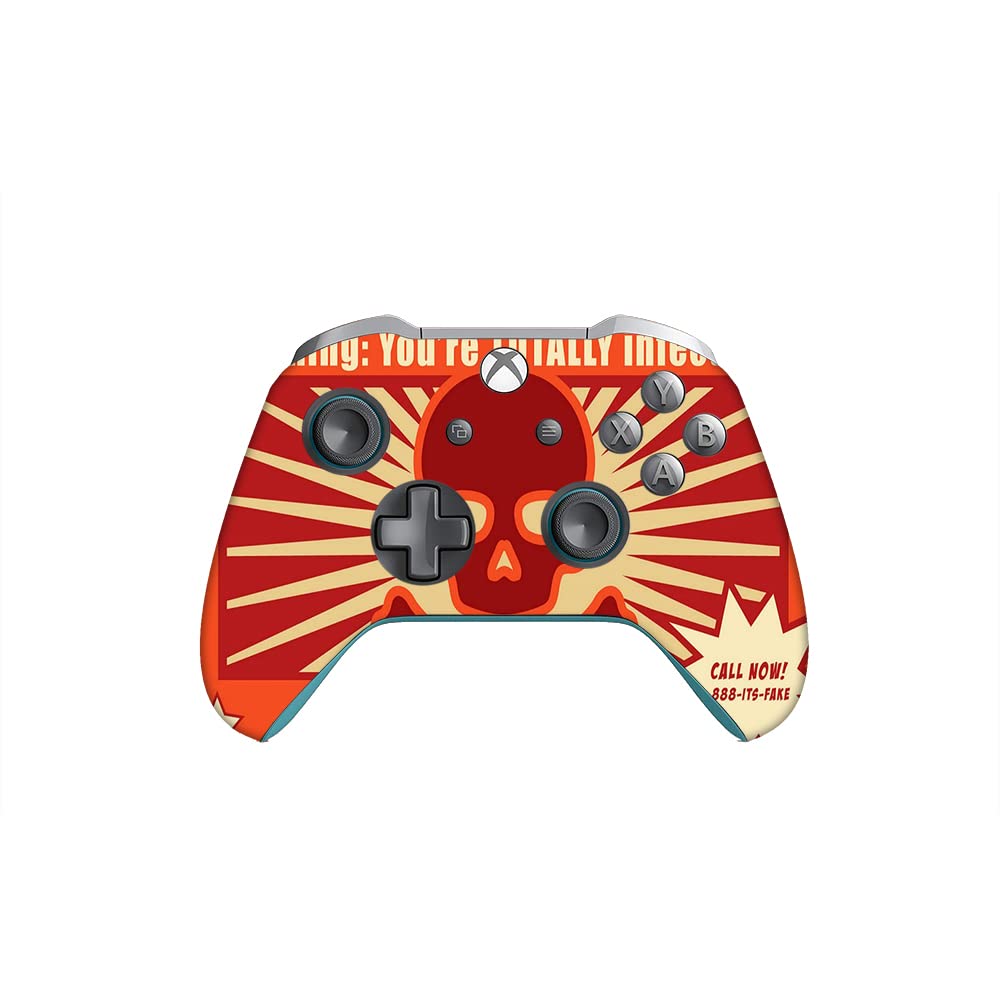 GADGETS WRAP Printed Vinyl Decal Sticker Skin for Xbox One/One S/One X Controller Only - Hacker Infected (B0B41XQZ9L) Amazon Price History, Amazon Price Tracker