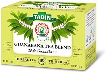 Tadin Guanabana Herbal Tea Blend, Caffeine Free, 24 Count (Pack of 6)